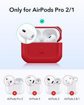 ESR AirPods Pro case with braided lanyard for easy carry on the go