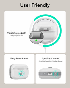 Compatibility with AirPods Pro 1st and 2nd generation cases