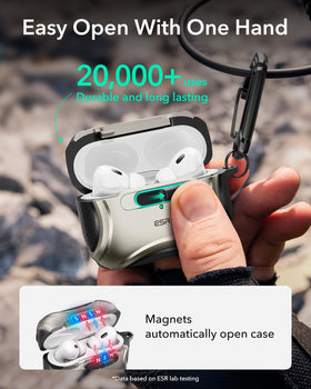 ESR AirPods Pro Case drop protection cushions impact during drops.