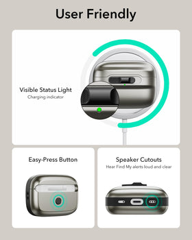 ESR AirPods Pro Case full-coverage design preserves the look.