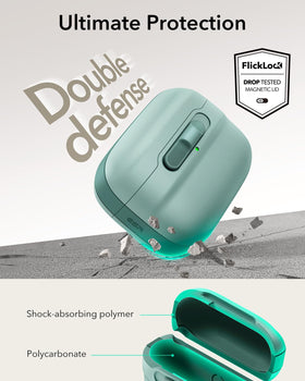 ESR AirPods Pro Case Green full-coverage protection in compact form