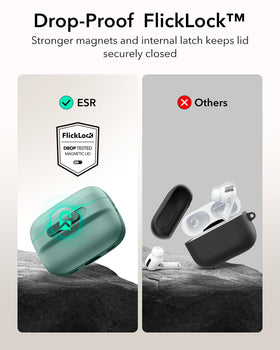 ESR AirPods Pro Case Green hybrid durability for everyday use