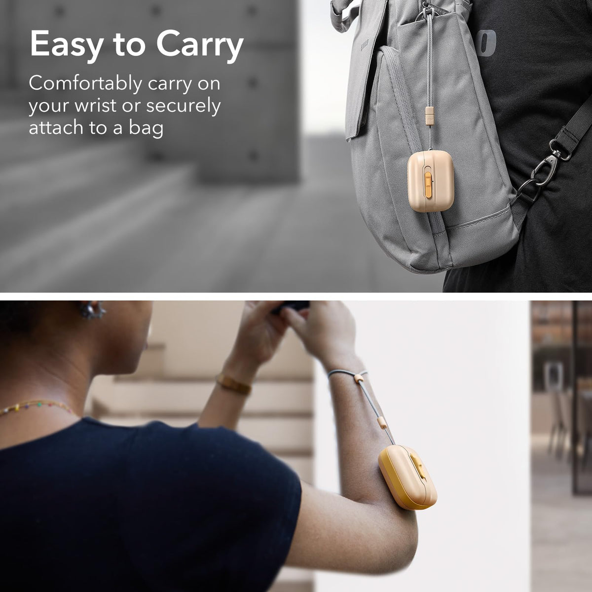 ESR AirPods Pro case includes lanyard for secure carrying
