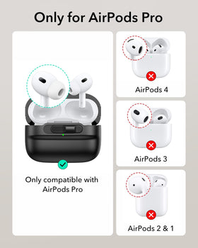 ESR AirPods Pro Case magnetic lid-lock; secure hold during drops.