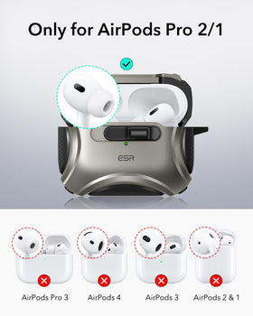 ESR AirPods Pro Case secure FlickLock highlights strong magnetic hold.