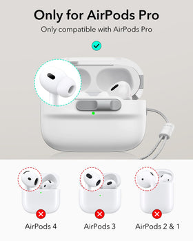 ESR AirPods Pro case slide-to-open front for quick one-handed access