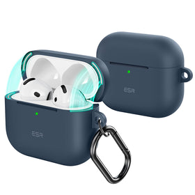 ESR cloud series front view showing navy blue case and slim profile for protection