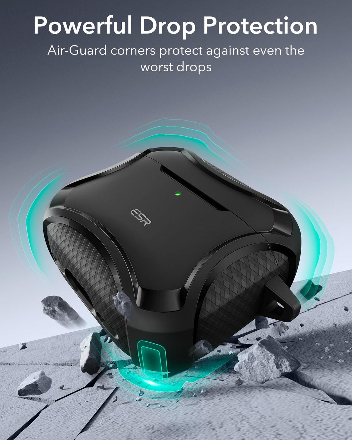 ESR Cyber Series drop protection with Air-Guard corners for everyday bumps