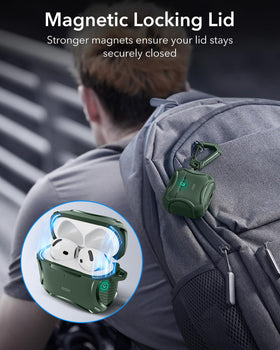 ESR Cyber Series AirPods 4 Case visible status light for quick checks