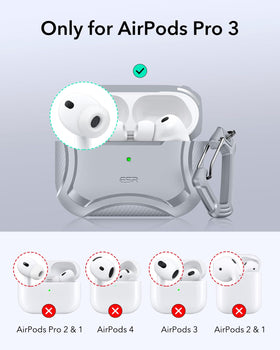 ESR Cyber Series AirPods Pro 3 case with MagSafe-ready back for easy wireless charging