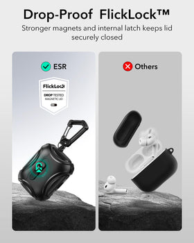 ESR Cyber Series AirPods Pro 3 case slide-to-open for one-handed access
