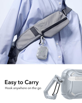 ESR Cyber Series AirPods Pro 3 case shown without earbuds for display