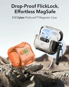 ESR Cyber Series FlickLock latch close-up for fast one-handed opening