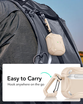 ESR Desert Titanium AirPods Pro 2 case compatible with AirPods Pro 1st and 2nd gen