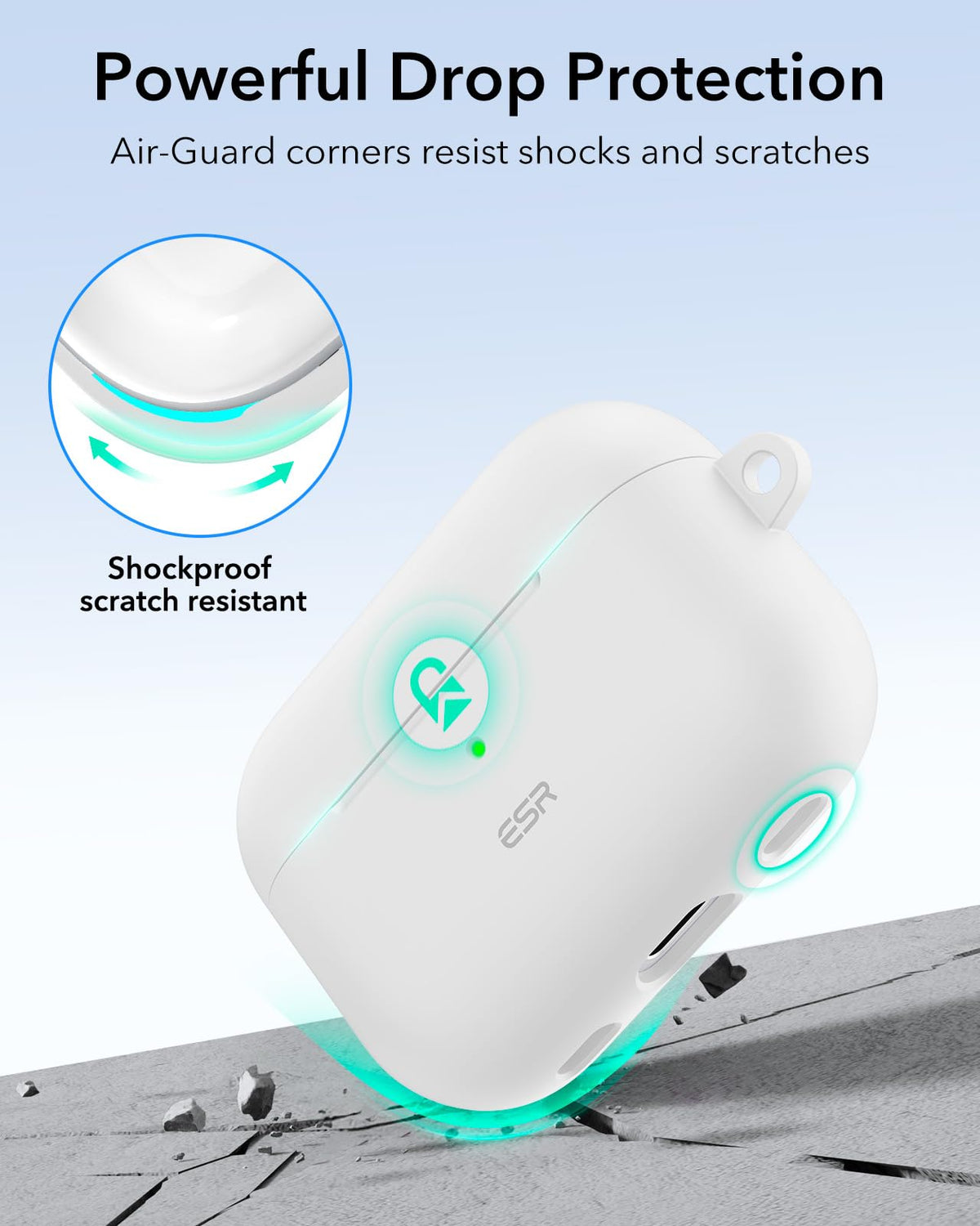 ESR HaloLock AirPods Pro 2 case includes a 12-month protection plan