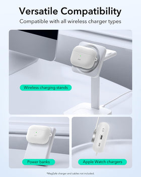 ESR HaloLock AirPods Pro 2 case uses silky silicone texture for grip