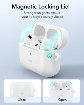 ESR HaloLock AirPods Pro 2 case with slim, premium silicone design