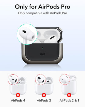 ESR HaloLock AirPods Pro 2 case side strap view for secure carry
