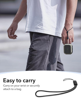 ESR HaloLock AirPods Pro 2 case titanium finish with sleek look