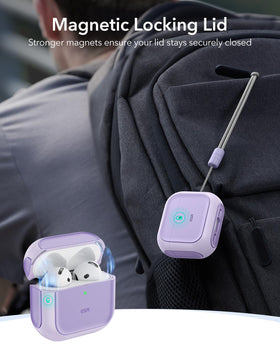 ESR Orbit Hybrid AirPods 4 case drop protection with rugged shell