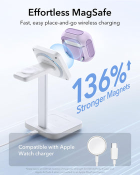 ESR Orbit Hybrid AirPods 4 case with braided lanyard attachment for easy carry