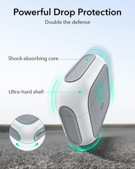 ESR Orbit Hybrid AirPods 4 case shell and core deliver resilient defense.