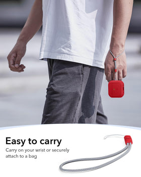 ESR Orbit Hybrid Case for AirPods 4 rugged shell buffers daily bumps.