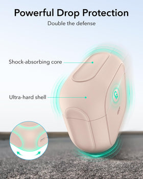 ESR Orbit Hybrid AirPods 4 case drop protection protects on accidental drops
