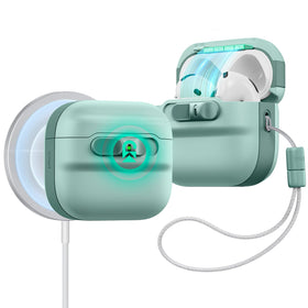 ESR Pulse Series AirPods 4 case front view for travel protection.
