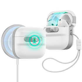 ESR Pulse Series AirPods 4 Case front view showing secure lid closure for on-the-go use