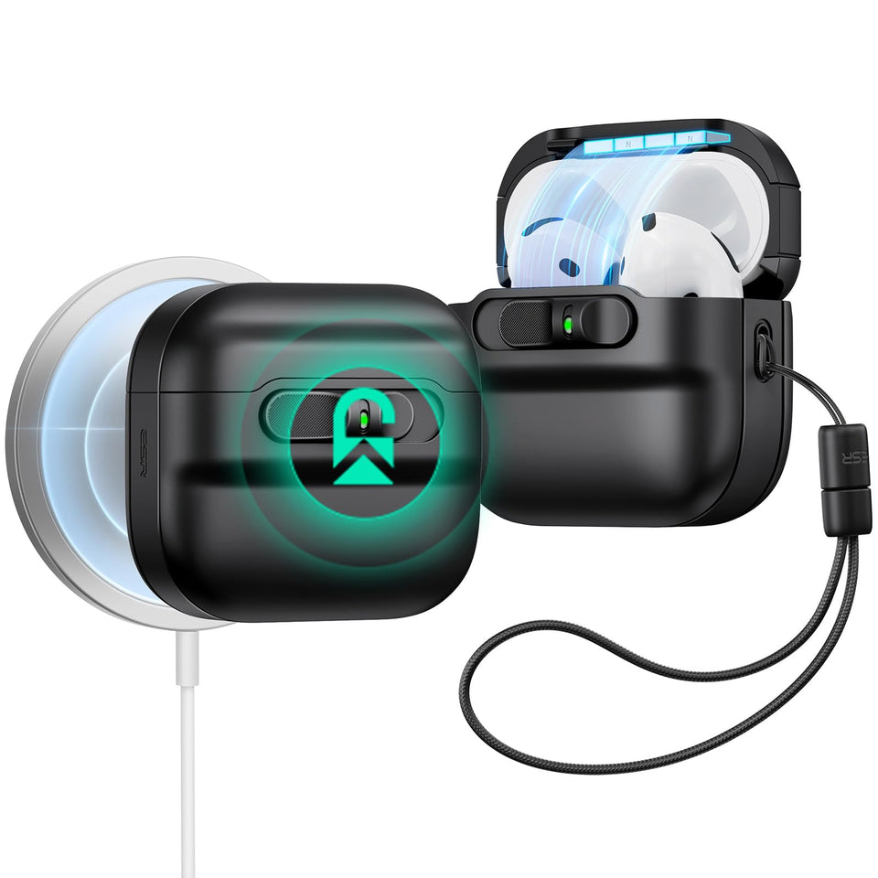 ESR Pulse Series AirPods 4 Case front view with rugged protection.