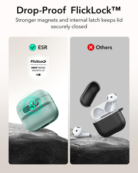 ESR Pulse Series back-magnet view demonstrates secure magnetic alignment.