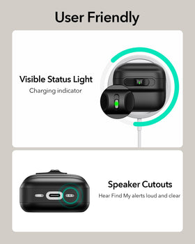 ESR Pulse Series AirPods 4 Case 12-month protection plan included.