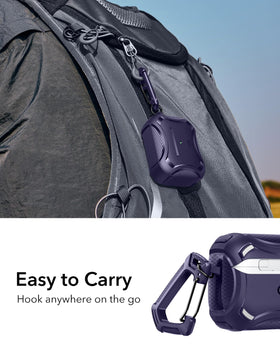 Slim purple ESR case illustrating portable protection for daily use