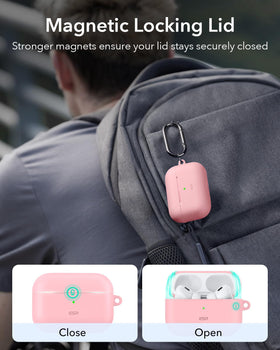 ESR slim silicone case designed for wireless charging compatibility