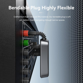 ESSAGER compact unit provides up to 6 hours of playback or calls