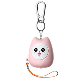 ESSAGER front view alarm on keychain showing compact design and quick access