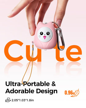 ESSAGER beside keys showing true compact size and effortless portability