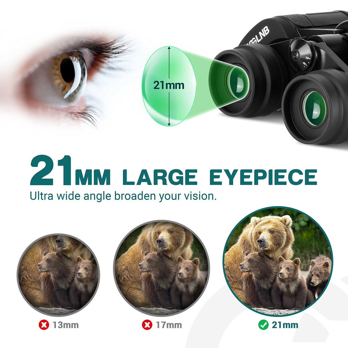 ESSLNB 15-30x80 zoom binoculars phone adapter in use for quick captures
