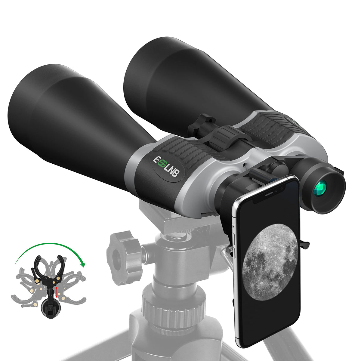ESSLNB astronomy binoculars 13-39x70 zoom for bright distant viewing