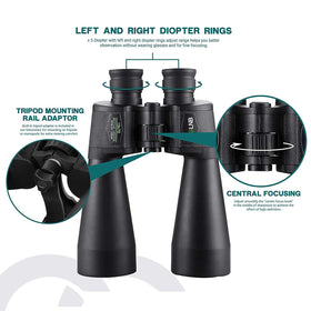 ESSLNB astronomy binoculars 15x70 for long-range moon and star viewing.