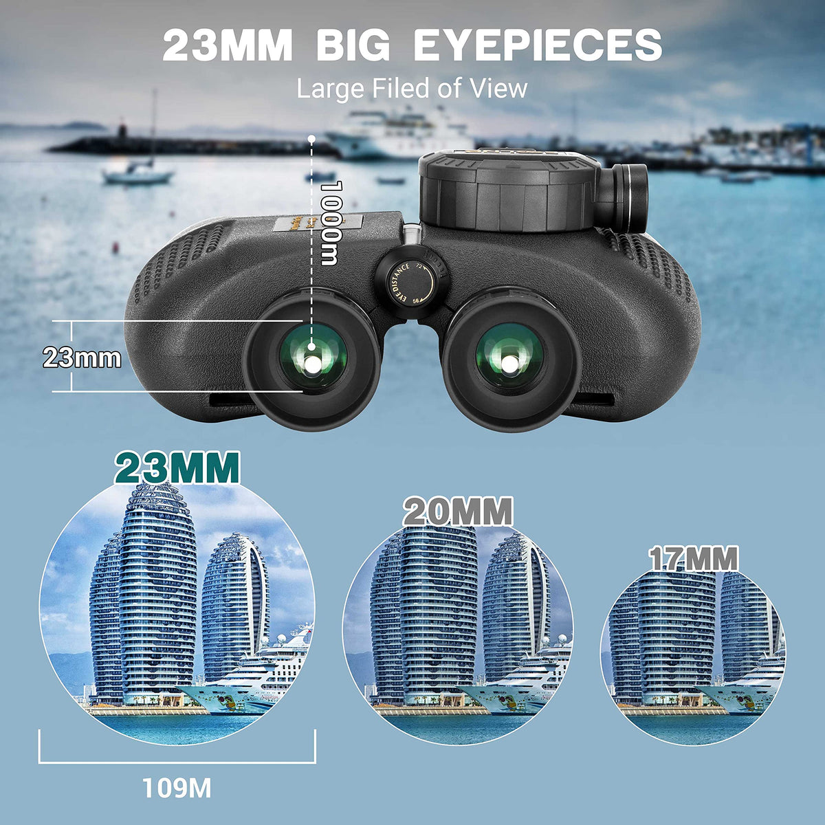 ESSLNB diopter adjustment rings tailor focus for individual vision needs.