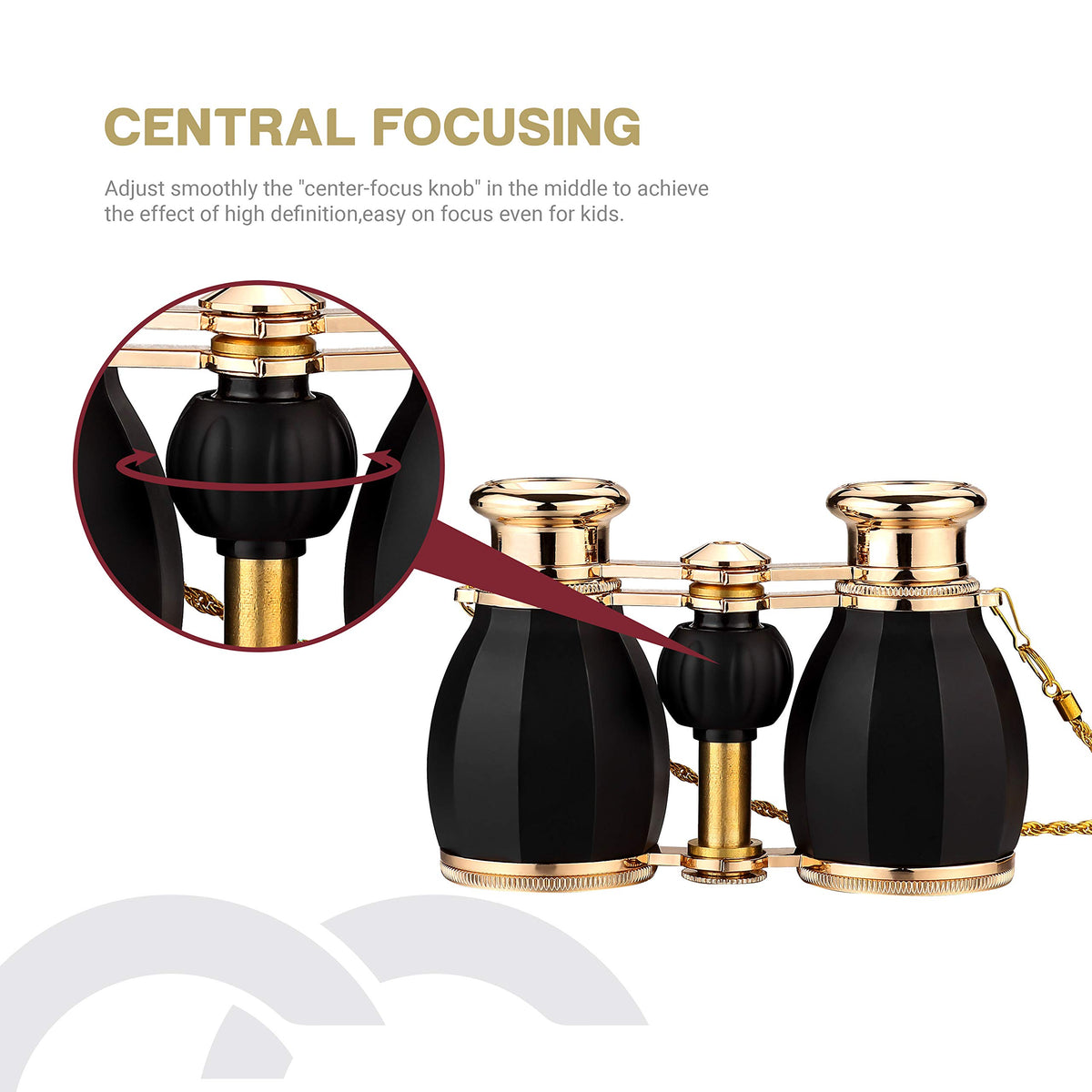 ESSLNB gold chain and piano-lacquer finish adding a refined accessory look