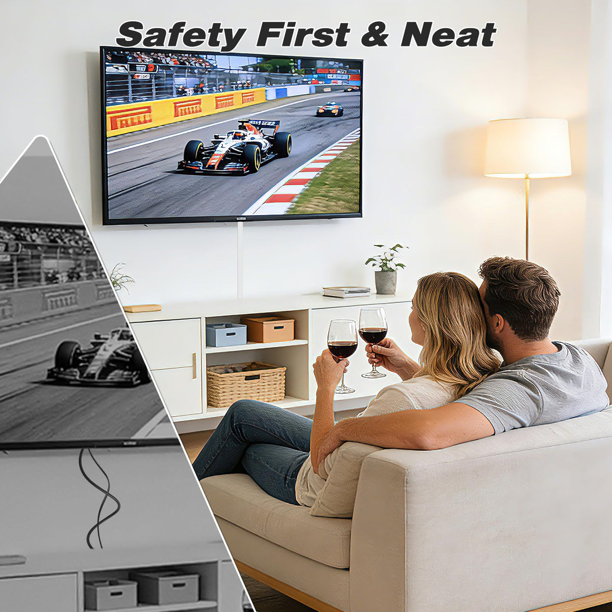 ESUFEIR flame-retardant silicone body enhances home safety while keeping wires organized