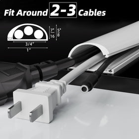 ESUFEIR cord hider side-opening buckle for quick cable access and organization.