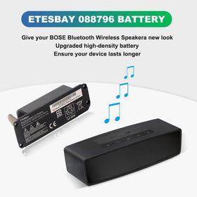 ETESBAY battery held in hand to show size and easy replacement benefit