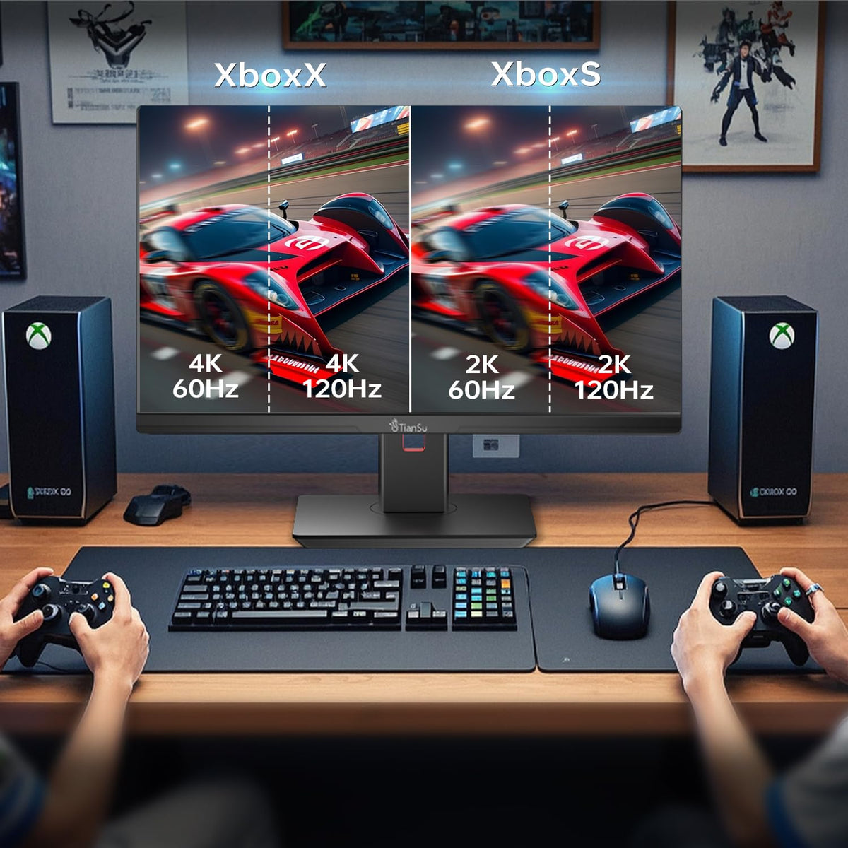 ETiansu TS2700 4K HDR400 image underscores cinematic depth and realism