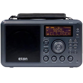 Eton Elite Field Radio front view with vivid LCD for easy tuning