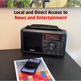 Eton Elite Field Radio retro tabletop design ideal for home or travel