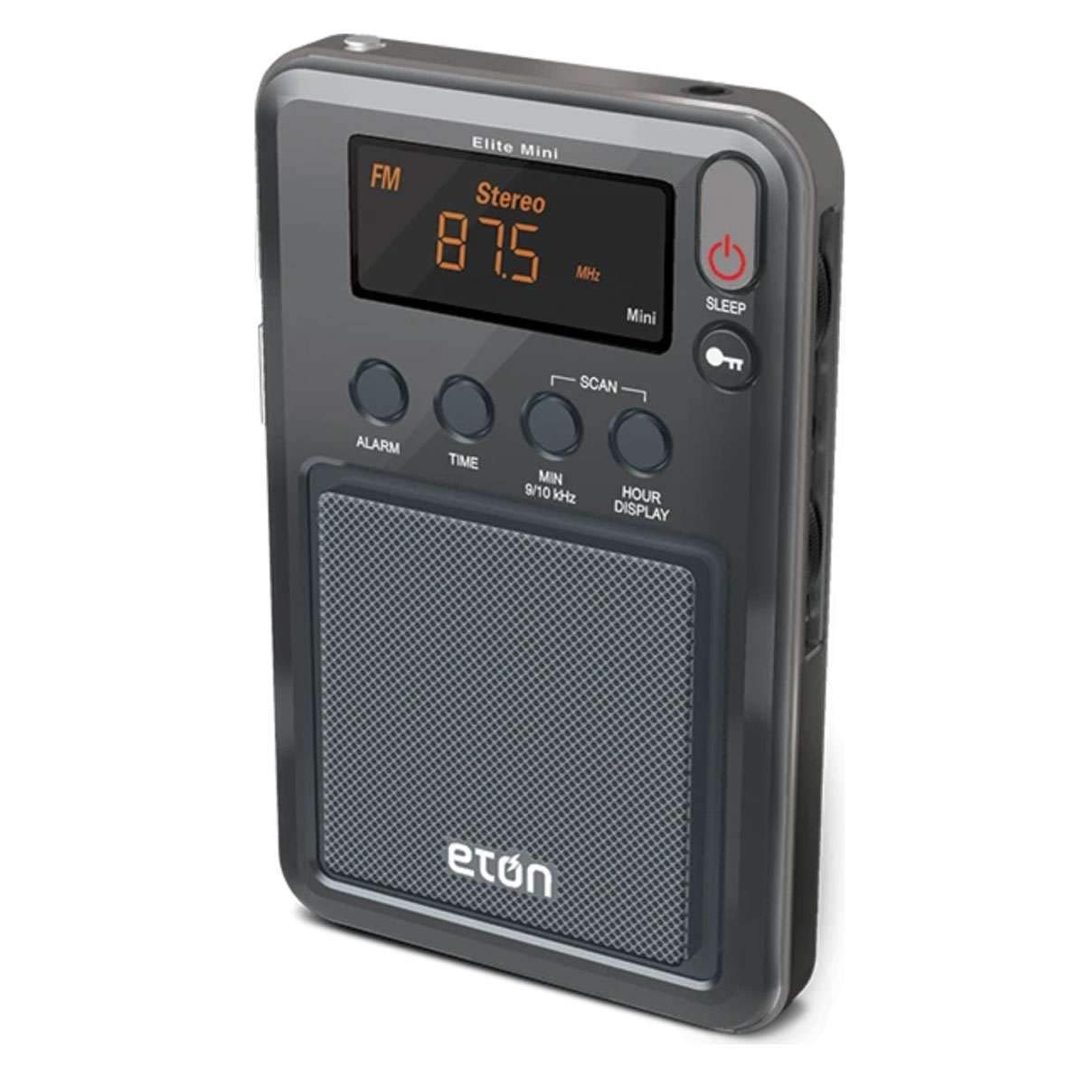 Eton Elite Mini inside vegan leather case ready to carry for preparedness and travel